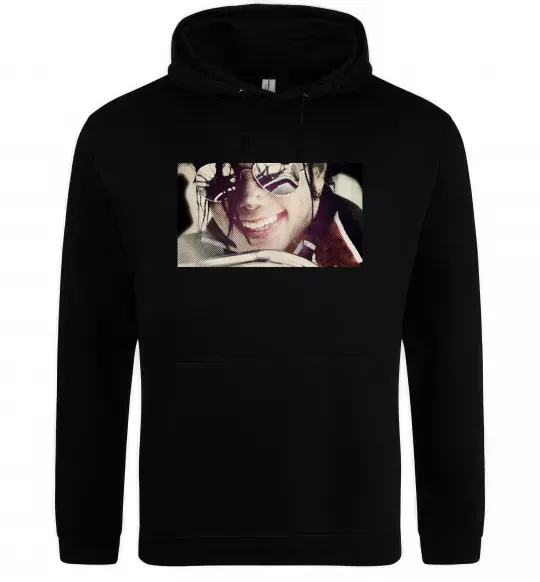 Жіноча толстовка (худі) Майкл Джексон Чорний фото