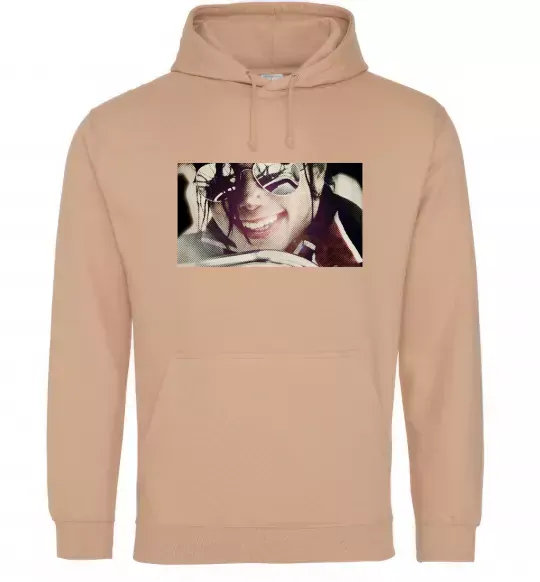 Жіноча толстовка (худі) Майкл Джексон Пісочний фото