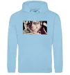 Жіноча толстовка (худі) Майкл Джексон Блакитний фото