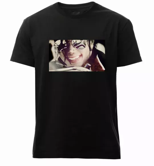 Мужская премиум футболка Майкл Джексон Черный фото