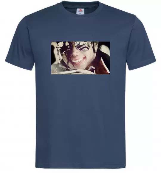 Чоловіча футболка Майкл Джексон Темно-синій фото