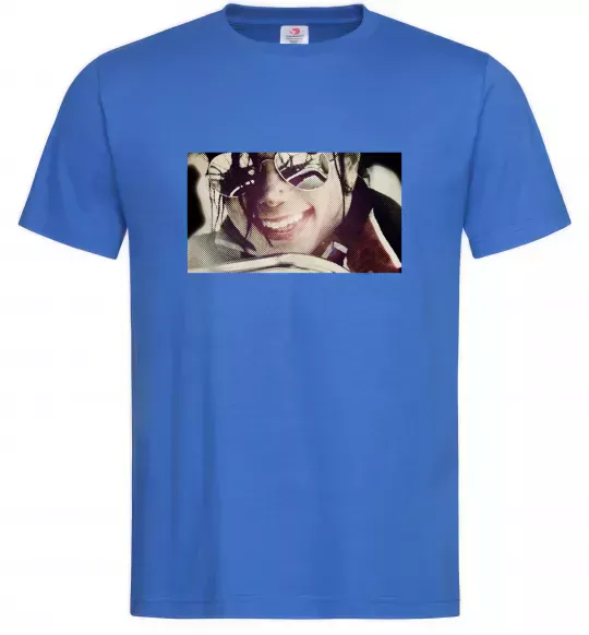Чоловіча футболка Майкл Джексон Яскраво-синій фото