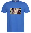 Чоловіча футболка Майкл Джексон Яскраво-синій фото