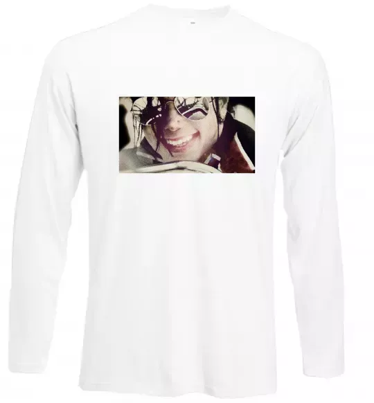 Лонгслів Майкл Джексон Білий фото