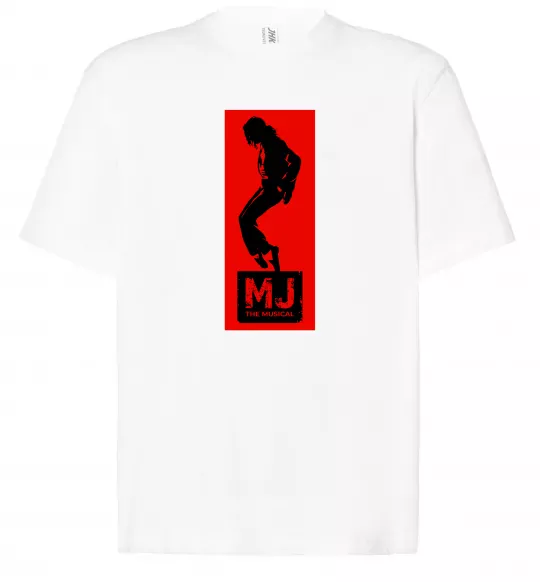 Футболка Оверсайз MJ The musical Белый фото