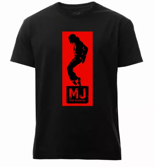Чоловіча преміум футболка MJ The musical Чорний фото
