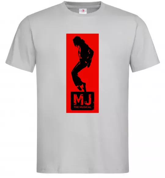 Чоловіча футболка MJ The musical Сірий фото