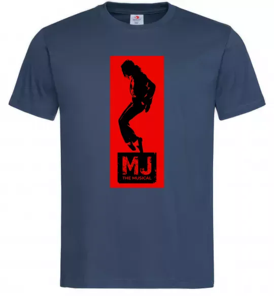 Чоловіча футболка MJ The musical Темно-синій фото