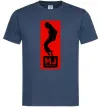 Чоловіча футболка MJ The musical Темно-синій фото