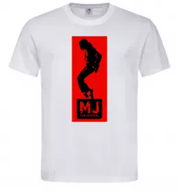 Чоловіча футболка MJ The musical Білий фото