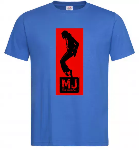 Чоловіча футболка MJ The musical Яскраво-синій фото