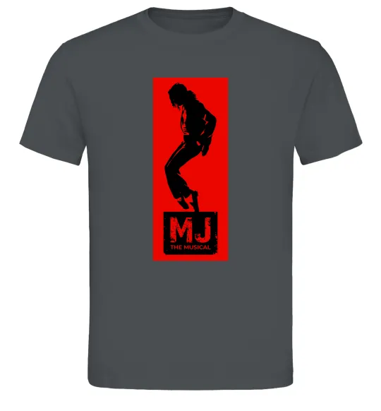 Чоловіча футболка MJ The musical Графіт фото