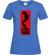 Жіноча футболка MJ The musical Яскраво-синій фото