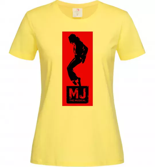 Жіноча футболка MJ The musical Лимонний фото
