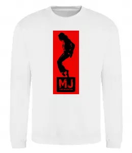 Свитшот MJ The musical Белый фото