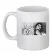 Чашка керамическая Michael Jackson з мікрофоном Белый фото
