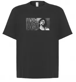 Футболка Оверсайз Michael Jackson's face Білий фото