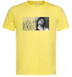 Чоловіча футболка Michael Jackson з мікрофоном Лимонний фото