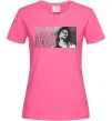 Женская футболка Michael Jackson з мікрофоном Ярко-розовый Женская футболка Michael Jackson з мікрофоном Ярко-розовый фото