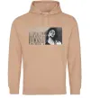 Мужская толстовка (худи) Michael Jackson з мікрофоном Песочный фото