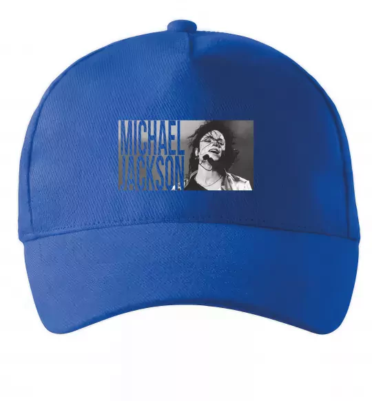 Кепка Michael Jackson з мікрофоном Ярко-синий фото