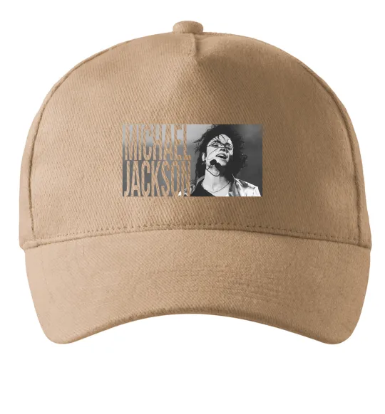 Кепка Michael Jackson з мікрофоном Пісочний фото