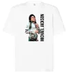 Футболка Оверсайз Майкл Джексон на сцені Білий фото