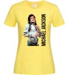 Женская футболка Майкл Джексон на сцені Лимонный Женская футболка Майкл Джексон на сцені Лимонный фото