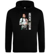 Женская толстовка (худи) Майкл Джексон на сцені Черный фото