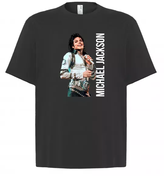 Футболка Оверсайз Майкл Джексон на сцені Чорний фото