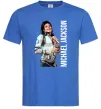 Чоловіча футболка Майкл Джексон на сцені Яскраво-синій фото