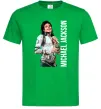 Чоловіча футболка Майкл Джексон на сцені Зелений фото