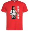 Чоловіча футболка Майкл Джексон на сцені Червоний фото