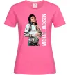Женская футболка Майкл Джексон на сцені Ярко-розовый Женская футболка Майкл Джексон на сцені Ярко-розовый фото
