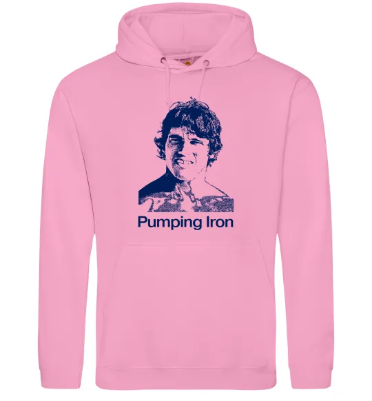 Женская толстовка (худи) Pumping Iron Розовый фото
