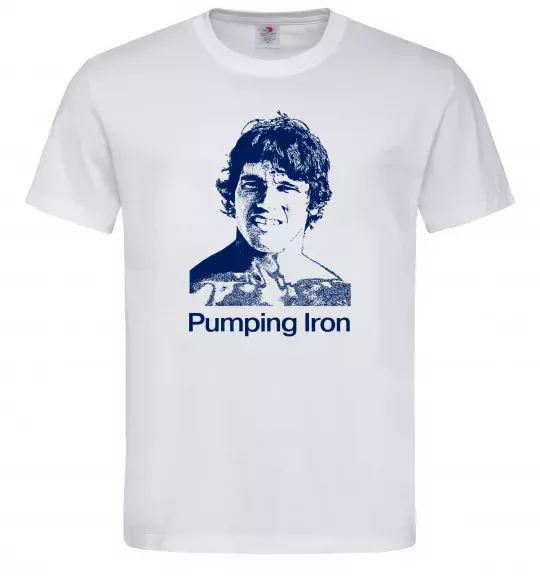 Мужская футболка Pumping Iron Белый фото