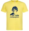 Мужская футболка Pumping Iron Лимонный фото