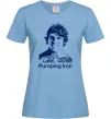 Женская футболка Pumping Iron Голубой фото