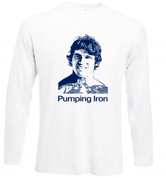 Лонгслив Pumping Iron Белый фото