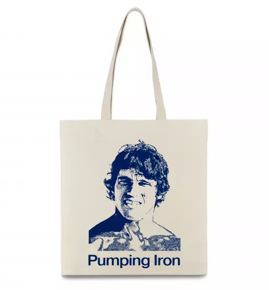 Эко-сумка Pumping Iron Бежевый фото
