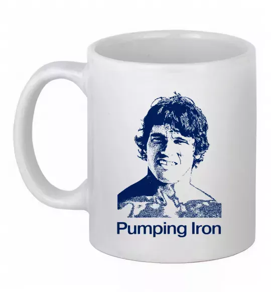 Чашка керамическая Pumping Iron Белый фото