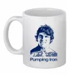 Чашка керамическая Pumping Iron Белый фото