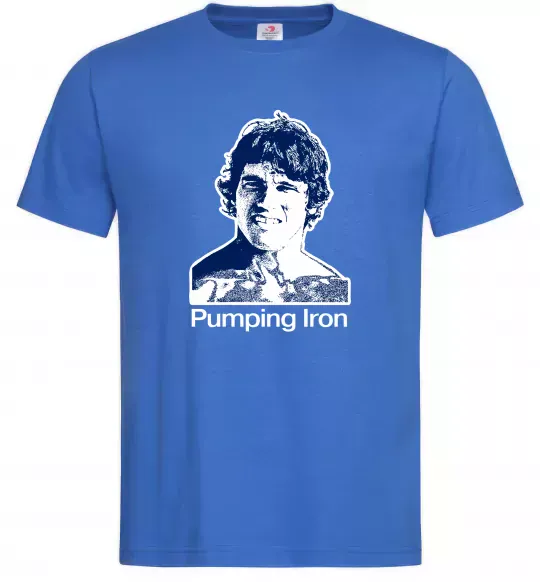Мужская футболка Pumping Iron Ярко-синий фото