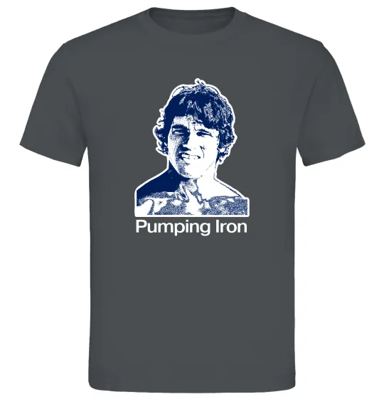 Мужская футболка Pumping Iron Графит фото