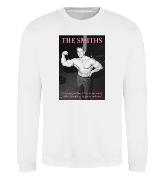 Світшот Арнольд Шварценеггер The Smiths Білий фото