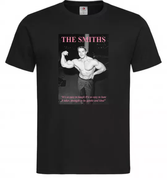 Чоловіча футболка Арнольд Шварценеггер The Smiths Чорний фото