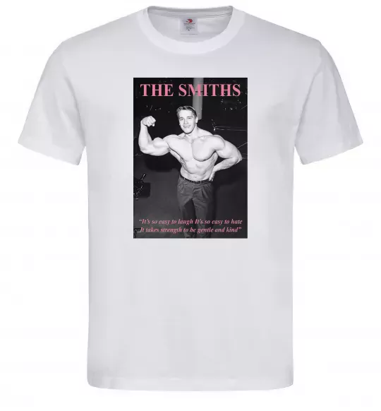 Чоловіча футболка Арнольд Шварценеггер The Smiths Білий фото