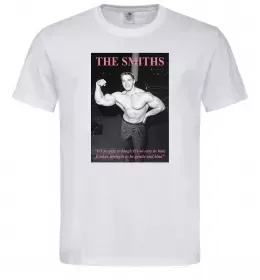 Мужская футболка Арнольд Шварценеггер The Smiths Белый фото