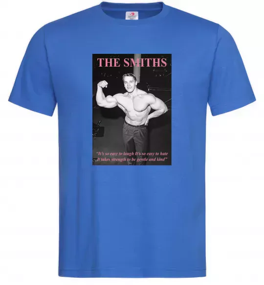 Чоловіча футболка Арнольд Шварценеггер The Smiths Яскраво-синій фото