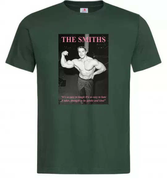 Чоловіча футболка Арнольд Шварценеггер The Smiths Темно-зелений фото